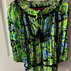 Crown and Ivey multi colored top.